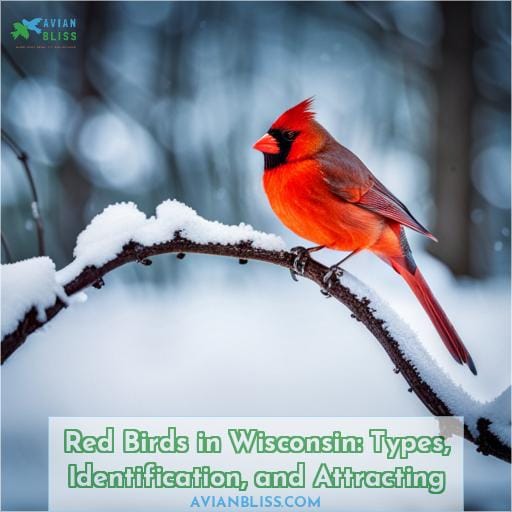 red birds in wisconsin