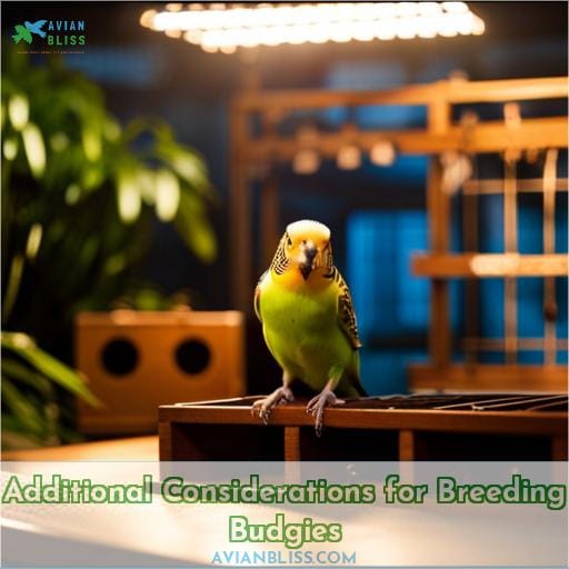 Additional Considerations for Breeding Budgies