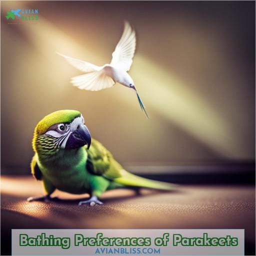 Bathing Preferences of Parakeets