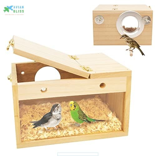 BNOSDM Parakeet Nesting Box Transparent