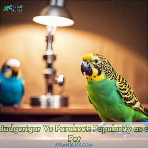 Budgerigar Vs Parakeet: Popularity as a Pet