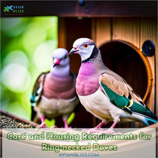 Care and Housing Requirements for Ring-necked Doves