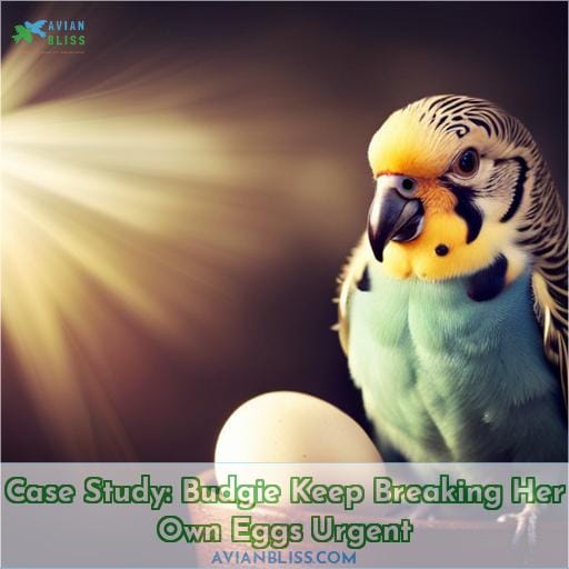 Case Study: Budgie Keep Breaking Her Own Eggs Urgent