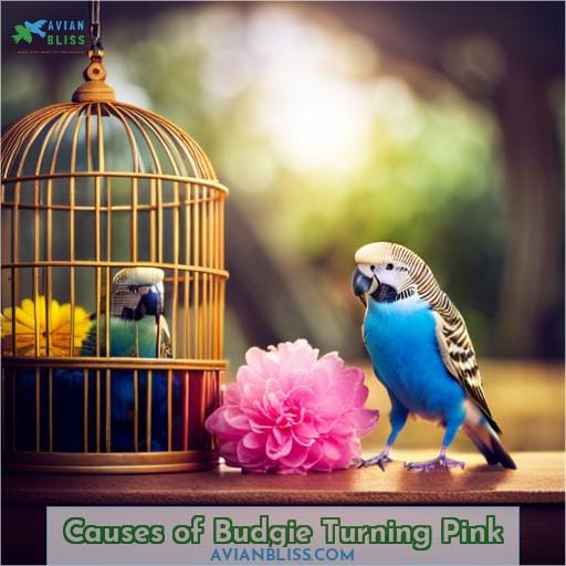 Causes of Budgie Turning Pink