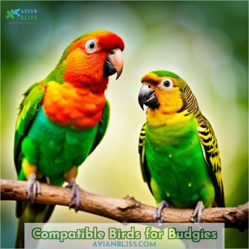 Compatible Birds for Budgies