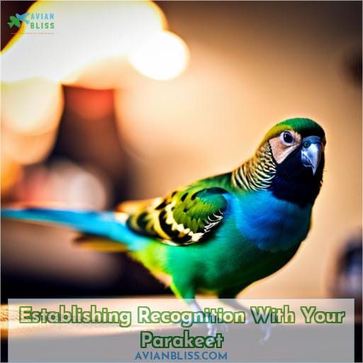 Establishing Recognition With Your Parakeet