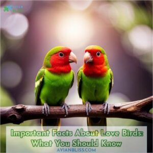 facts about love birds which you should know before getting a pair