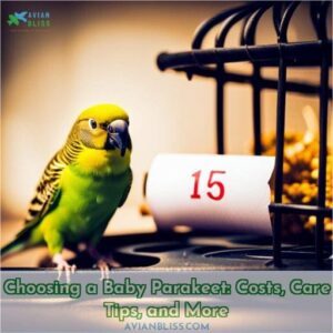 getting a baby parakeet costs things to know and tips for choosing