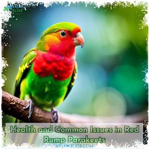 Health and Common Issues in Red Rump Parakeets