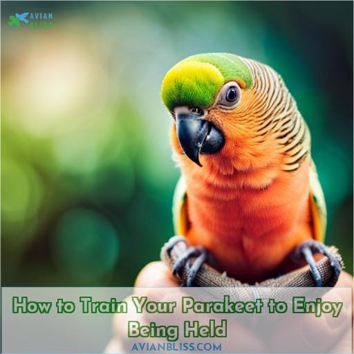 How to Train Your Parakeet to Enjoy Being Held