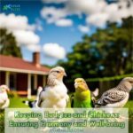 keeping budgies and chickens