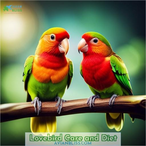 Lovebird Care and Diet