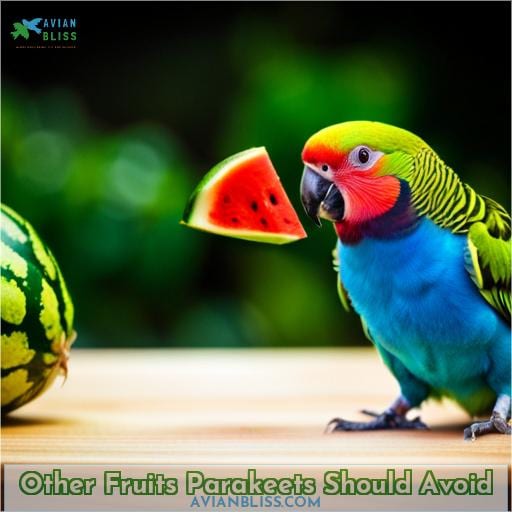 Other Fruits Parakeets Should Avoid