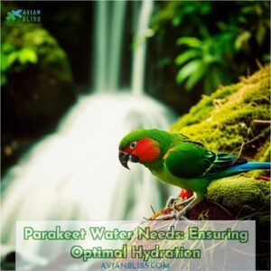 parakeet water needs explained