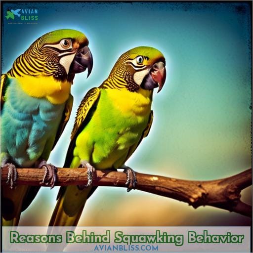 Reasons Behind Squawking Behavior
