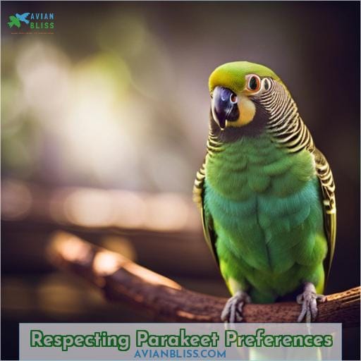 Respecting Parakeet Preferences