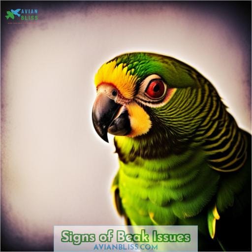 Signs of Beak Issues