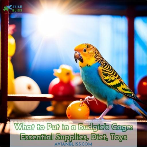 what to put in a budgies cage