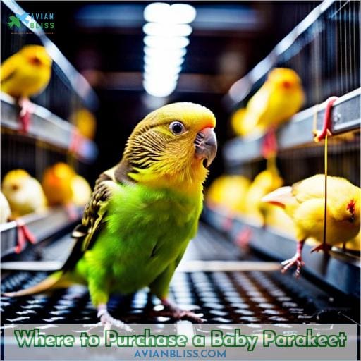 Where to Purchase a Baby Parakeet