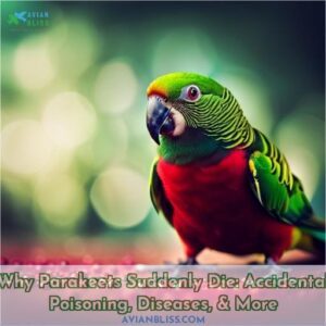 why do parakeets die suddenly
