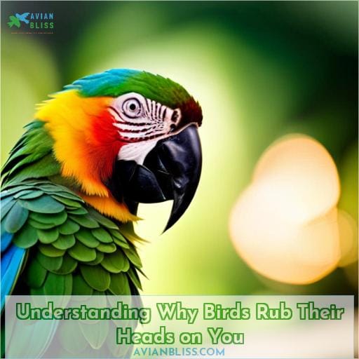 Understanding Why Birds Rub Their Heads on You