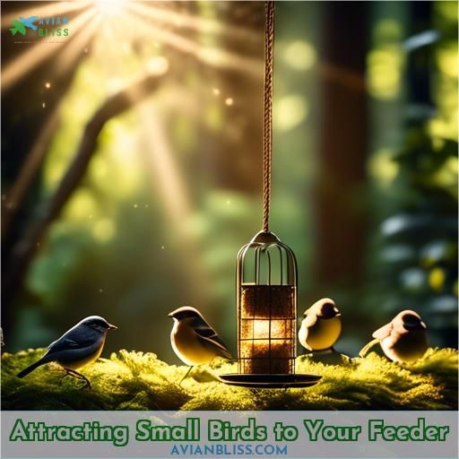 Attracting Small Birds to Your Feeder