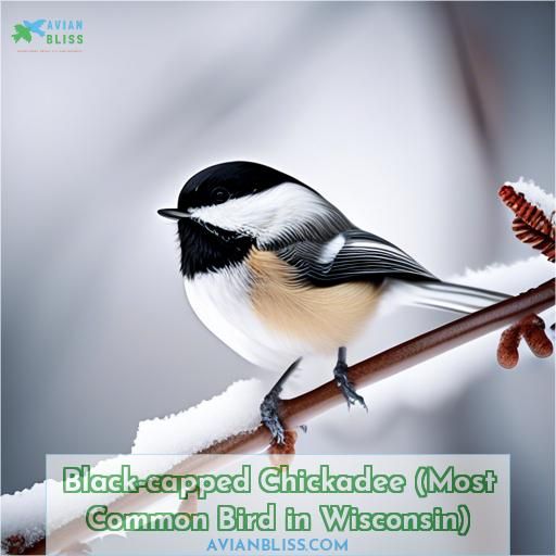 Black-capped Chickadee (Most Common Bird in Wisconsin)