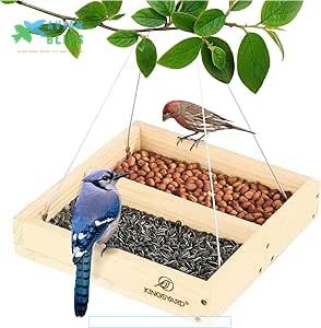 Kingsyard Platform Bird Feeders for