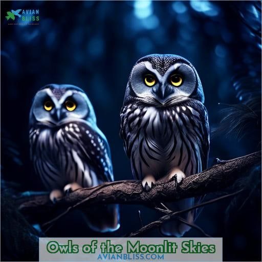 Owls of the Moonlit Skies