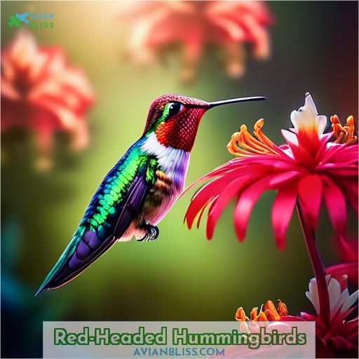 Red-Headed Hummingbirds