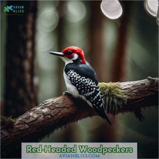 Red-Headed Woodpeckers