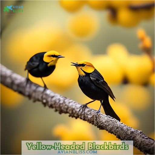 Yellow-Headed Blackbirds