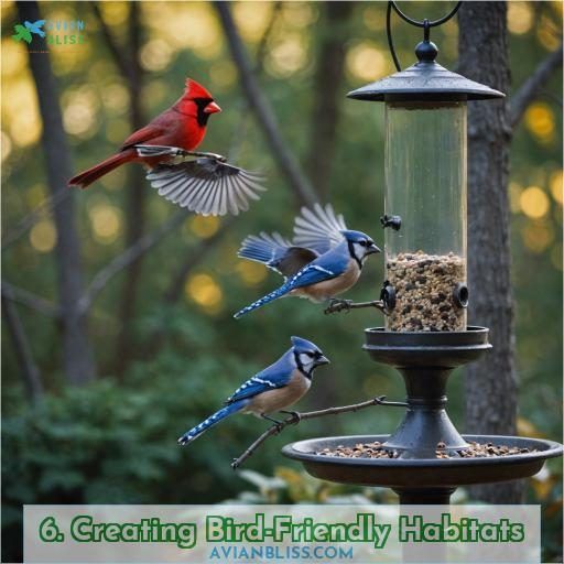 6. Creating Bird-Friendly Habitats