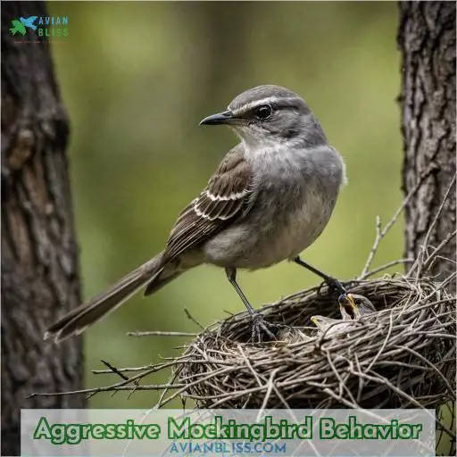 Aggressive Mockingbird Behavior