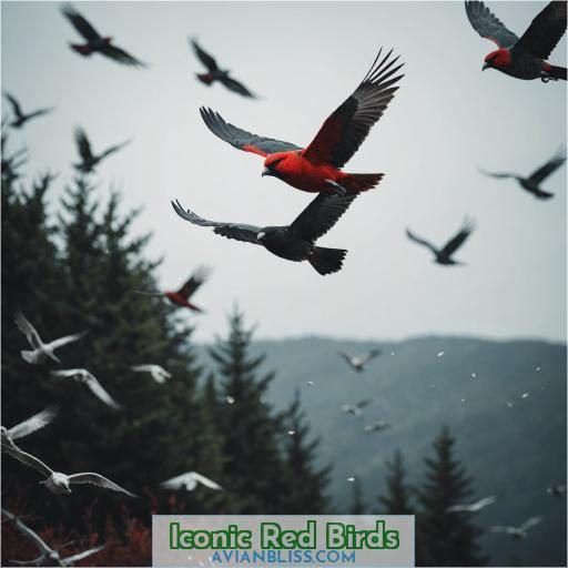 Iconic Red Birds