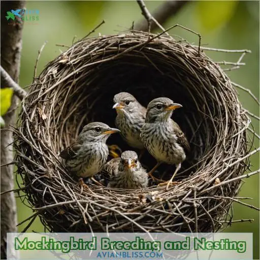 Mockingbird Breeding and Nesting