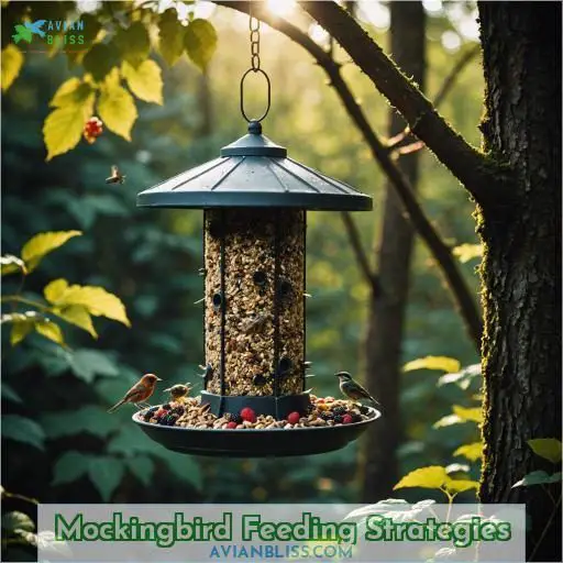 Mockingbird Feeding Strategies