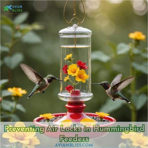 Preventing Air Locks in Hummingbird Feeders