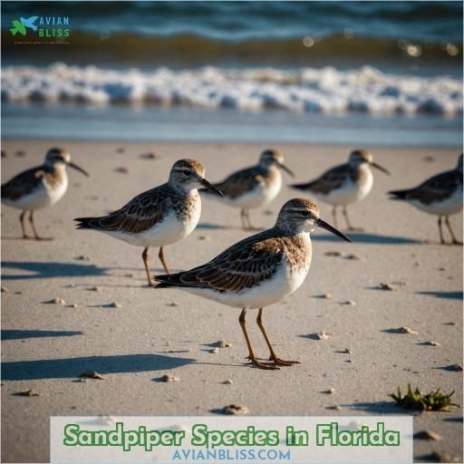 Sandpiper Species in Florida