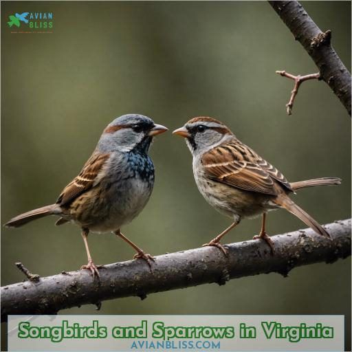 Songbirds and Sparrows in Virginia