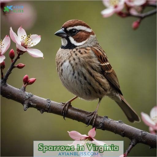 Sparrows in Virginia
