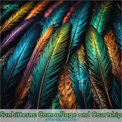 Sunbitterns: Camouflage and Courtship