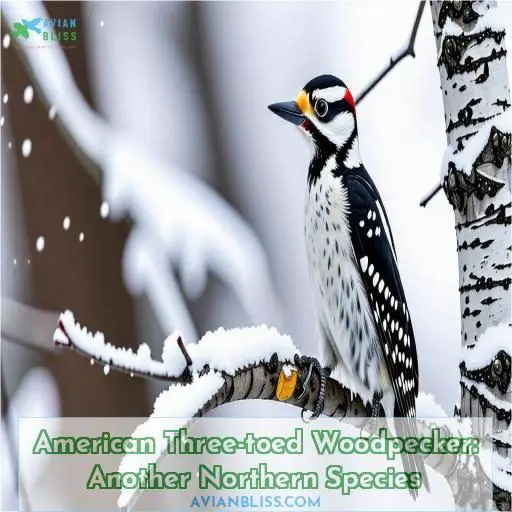 American Three-toed Woodpecker: Another Northern Species