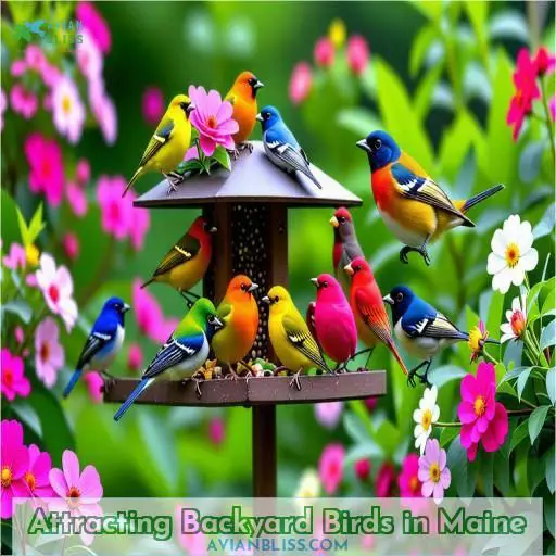 Attracting Backyard Birds in Maine