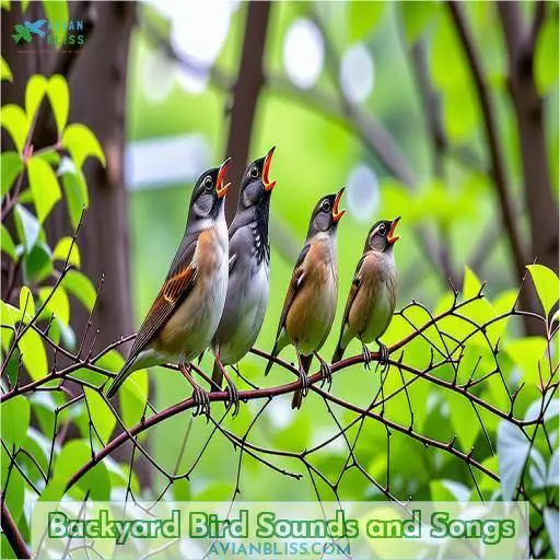 Backyard Bird Sounds and Songs