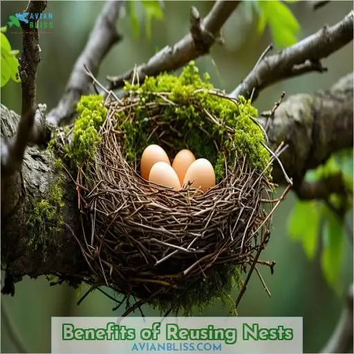 Benefits of Reusing Nests
