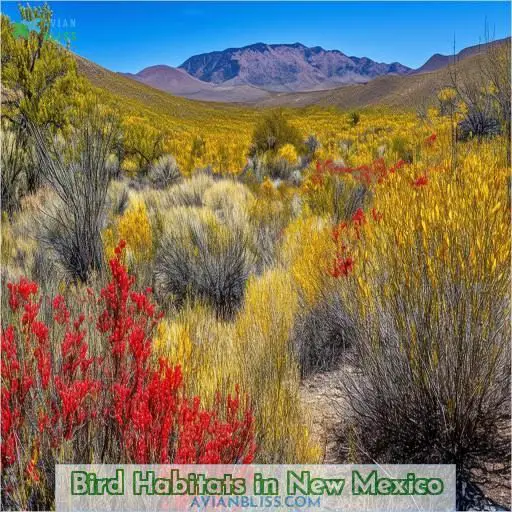 Bird Habitats in New Mexico