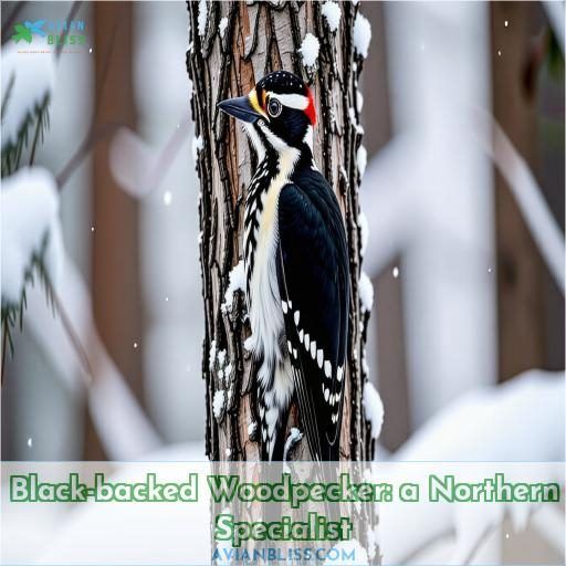 Black-backed Woodpecker: a Northern Specialist