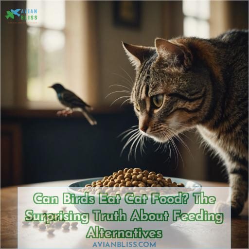 can birds eat cat food