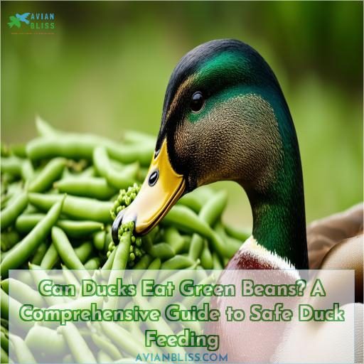 can ducks eat green beans
